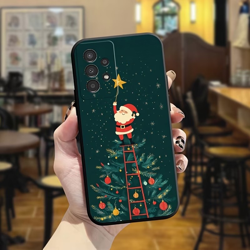 Samsung Galaxy S24 - Matte TPU Santa Claus Christmas Tree