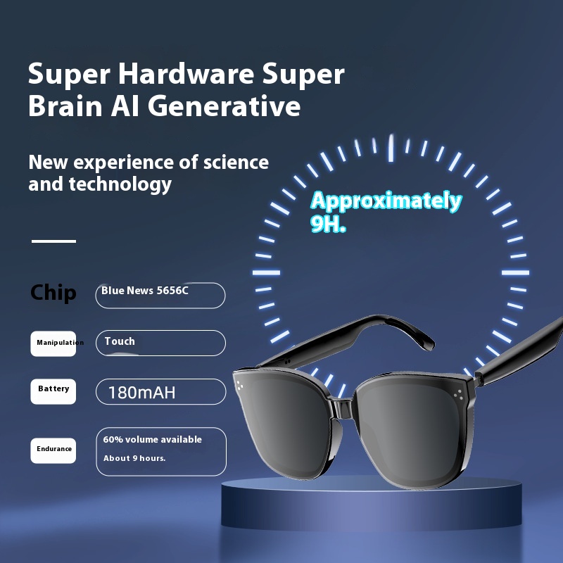 Smart Glasses Lens - AIartificia intelligence translation bluetooth headset glasses