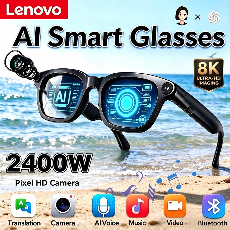Lenovo 8K HD Smart AI Glasses  - đánh giá và giá Smart Glasses Lens