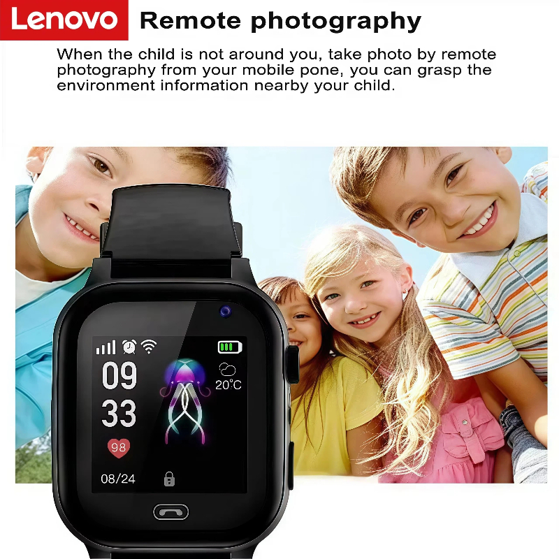 Lenovo Kids Smart Watch Earpho - đánh giá và giá Fall Detection Watch
