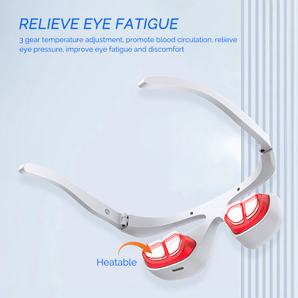 Smart Eye Massager 3D Red Ligh - đánh giá và giá Light Therapy Glasses