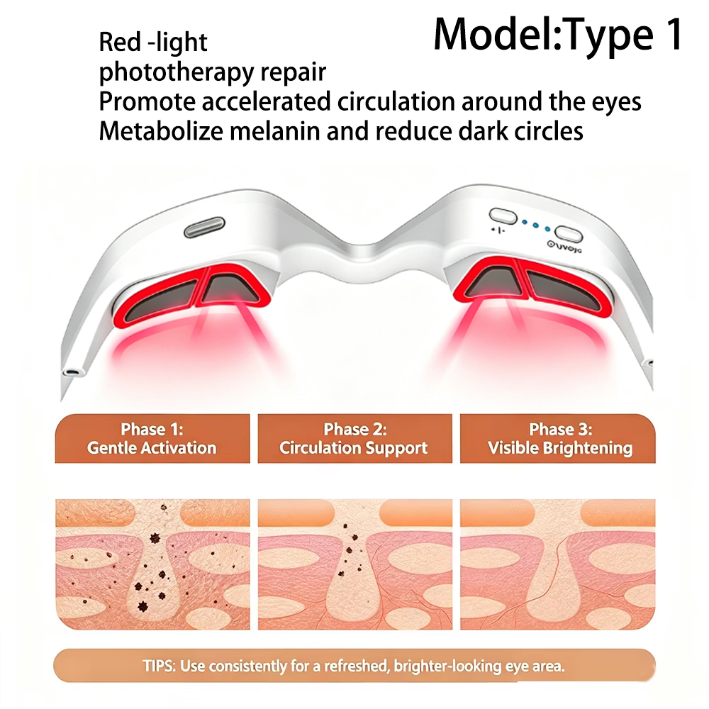 Eye Beauty Devices 3D Red Ligh - đánh giá và giá Light Therapy Glasses